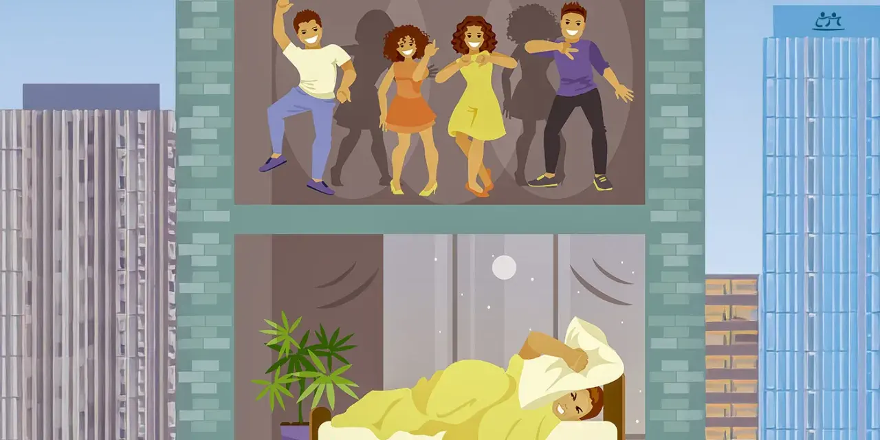 Fiesta en un piso, mientras en el de abajo alguien intenta dormir. ¿Hasta que hora se puede hacer ruido en Cataluña?