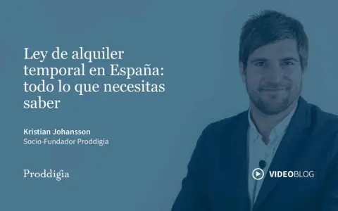 Kristian Johansson de Proddigia explica la ley de alquiler temporal en España.