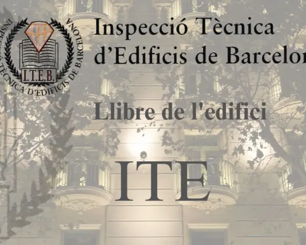 Inspecció Tècnica d'Edificis de Barcelona. Llibre de l'edifici ITE.