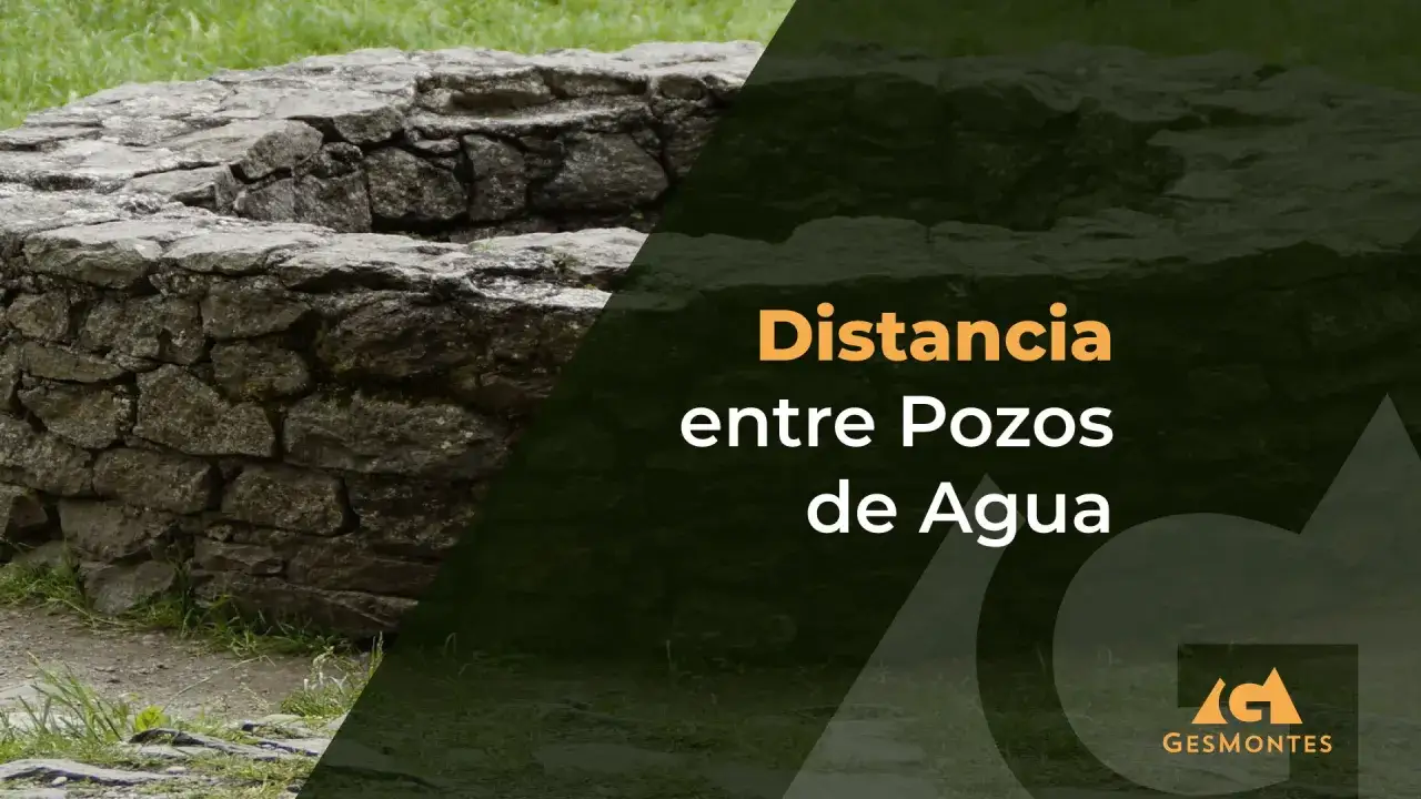 Antiguos pozos anteriores a 1986, construidos con piedra, con texto 