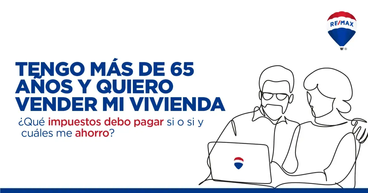 Pareja mayor planea la venta de su vivienda habitual, consultando impuestos.